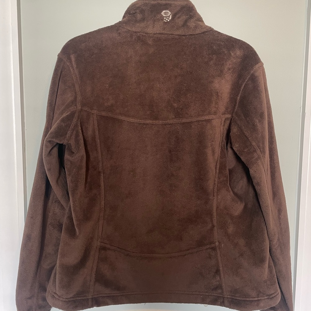Mountain hardware brown fleece jacket